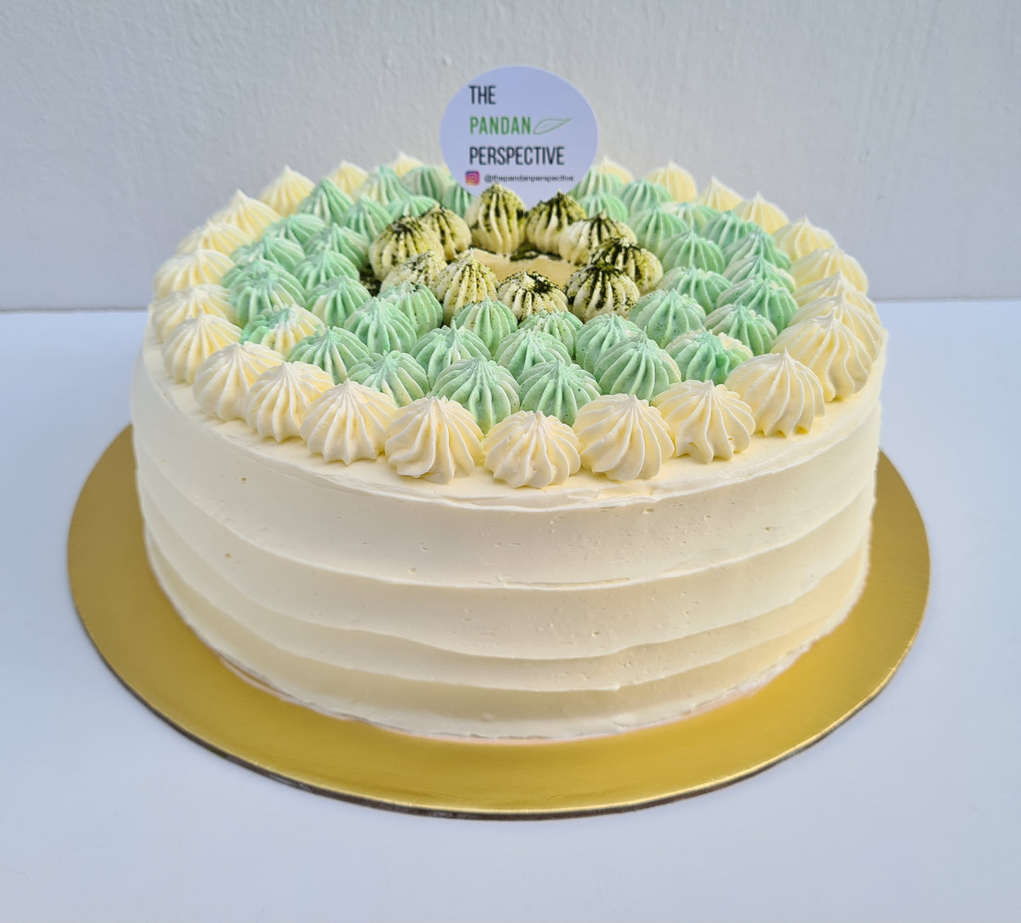 8" Buttercream Matcha Chiffon